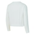 thumbnail image 3 of Women's Concepts Sport  White Los Angeles Lakers Laney Chenille Cropped Long Sleeve T-Shirt, 3 of 3