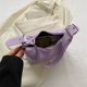 thumbnail image 3 of Bolso de axila para mujer, monedero Retro de color sólido, bolso diario para viaje femenino (púrpura), 3 of 6