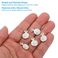 thumbnail image 4 of Uxcell 0.67x0.43" Zinc Alloy Watch Clock Charm Pendant Pocket Watch Charm, 20Pcs, Silver Tone, 4 of 6