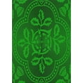 thumbnail image 1 of Ahgly Company Indoor Rectangle Patterned Dark Green Novelty Area Rugs, 2' x 4', 1 of 6