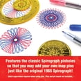 thumbnail image 5 of Spirograph Die-Cast Collectors Set – Special Edition, Arts and Crafts, Kids Toys, Art Supplies, Drawing Kit, Spiral Art, Design Sheet Included, Ages 8+, 5 of 6