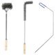 thumbnail image 1 of 3 Pcs Fryer Cleaning Tools L Shaped Stainless Steel Bristles Fryer Deep Cleaning Brush Rod for Restaurant Air Fryer, 1 of 5