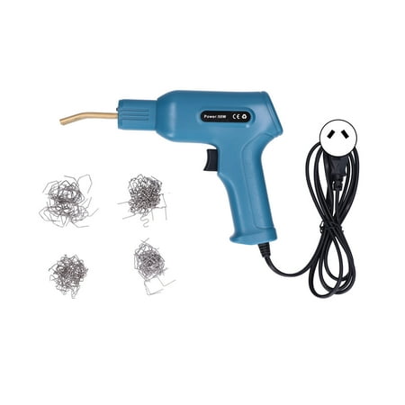 

Home & Garden Staple Welder 220-240V AU Plug Compact Cyan Portable Plastic Welder Tool