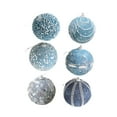 thumbnail image 2 of 6 adornos de bolas de Navidad para colgar en el de Navidad, 8 cm, decoración navideña para el jardín, corona, celebración, porche, aniversario, 2 of 9