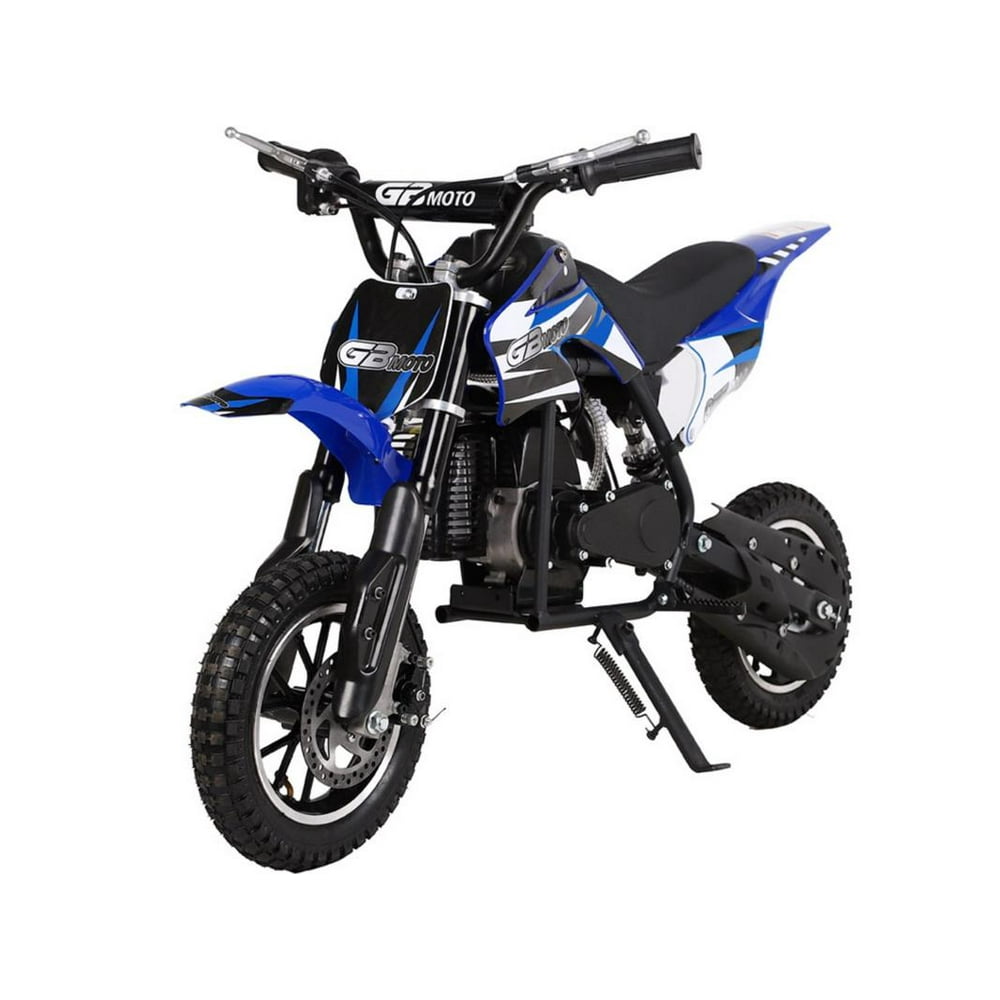 blue dirt bikes
