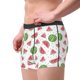 thumbnail image 2 of Balery Hand Drawn Watermelon Calzoncillos bóxer para hombre, ropa interior de algodón suave y transpirable con cinturilla de nailon-Large, 2 of 5