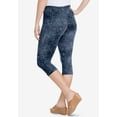 thumbnail image 3 of Roaman's Women's Plus Size Essential Stretch Capri Legging, 3 of 6