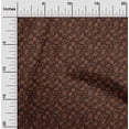 thumbnail image 2 of oneOone Cotton Poplin Twill Brown Fabric Batik Craft Projects Decor Fabric Printed By The Yard 56 Inch Wide, 2 of 5