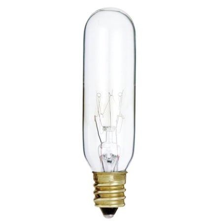 Westinghouse 0388300, 15w, 145v Clear Incand T6 Light Bulb, Pack of 10