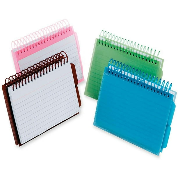 Oxford Vue Front Spiral Bound Ruled Index Cards