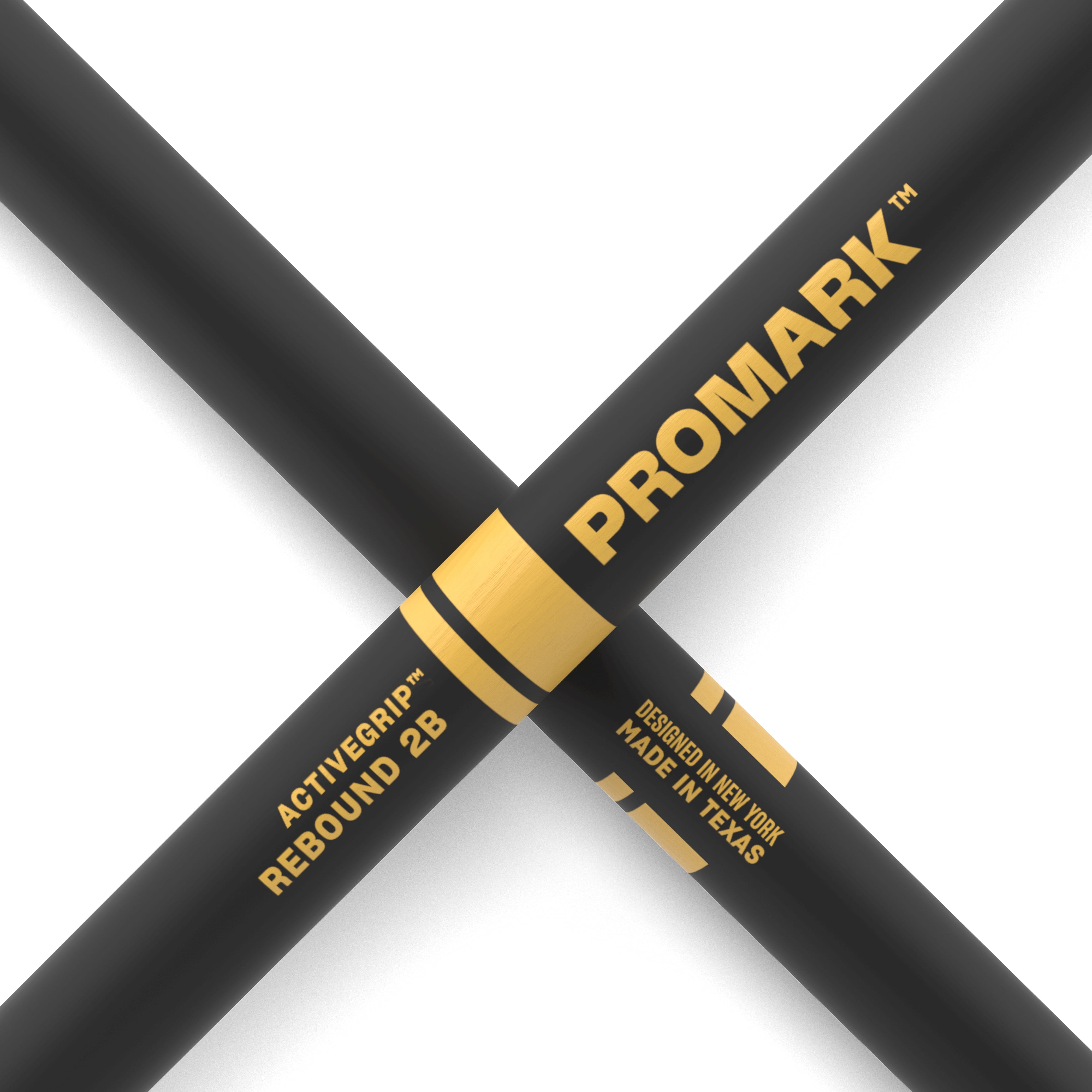 Promark Rebound ActiveGrip Acorn Tip Drum Sticks 2B