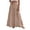 A-Beige802, variant on Wxolcjlv Women's Solid Tiered Maxi Skirt Smocked Waist Gathered Ruffle Layer Flared Silhouette Skirts