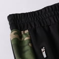thumbnail image 6 of jsaierl Men's Drawstring Workout Pants Patchwork Slim Fit Casual Elastic Waist Jogger Trousers Stripe Camo Sweatpants, 6 of 9
