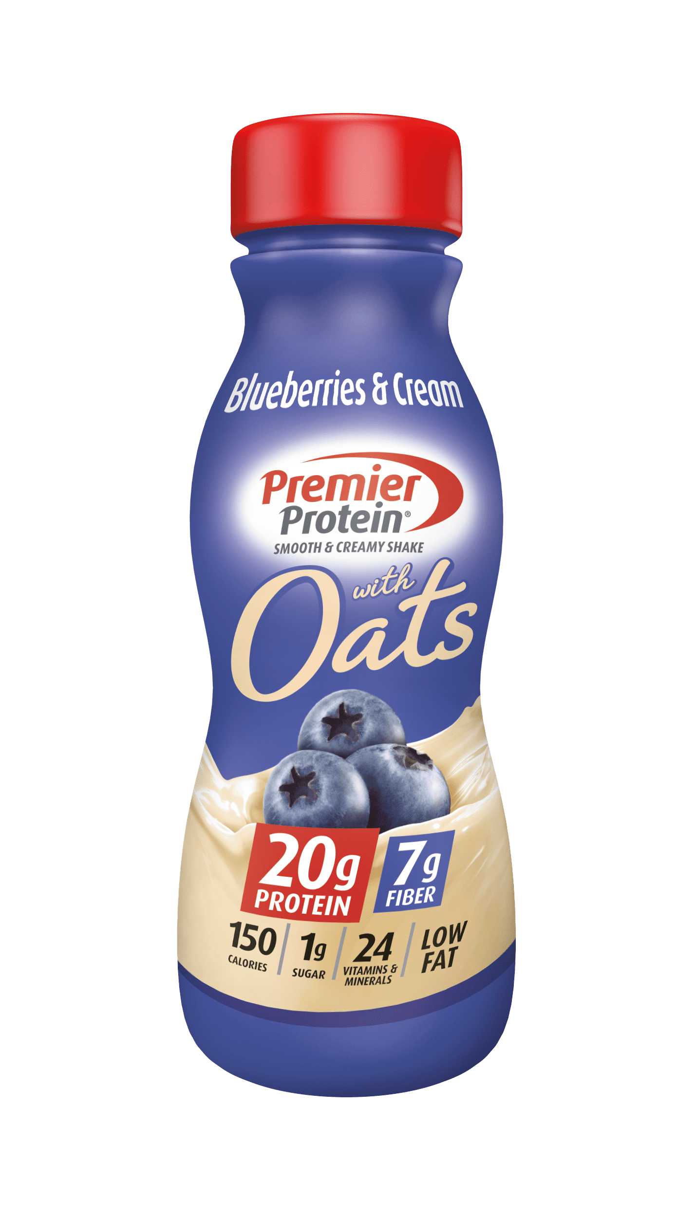 Premier Brands of America Protein Shake with Oats, Blueberries, 11.5 fl