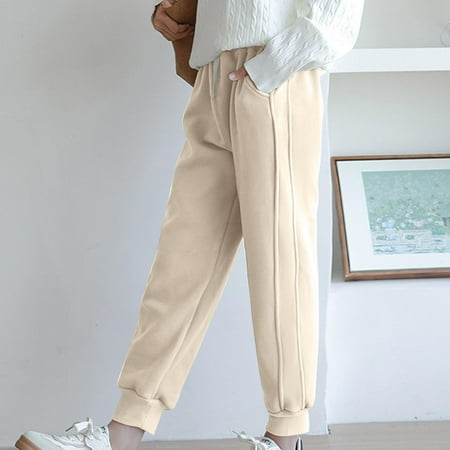 

kakina CMSX Children s Girl ComfortSoft Pants Solid Color Casual Bottom Leg Sweatpants with Pocket Outwear Pants
