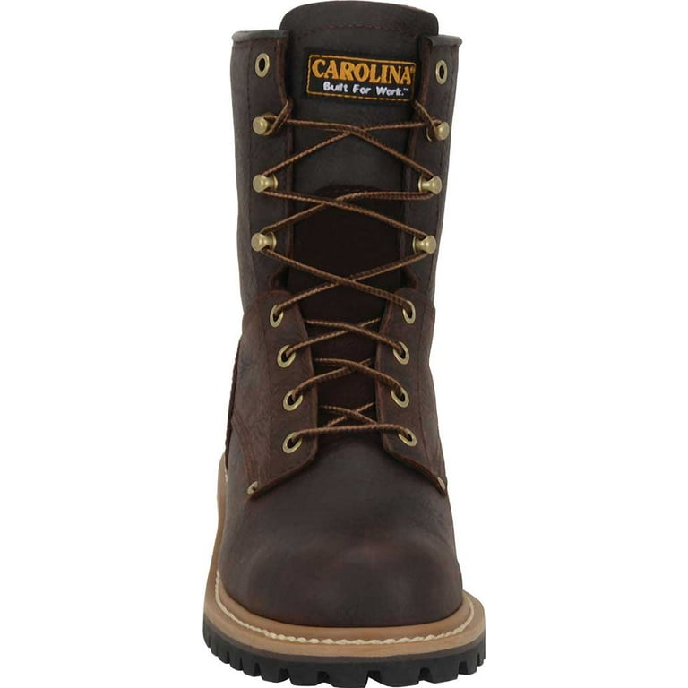 Carolina Shoe Logger Boot 6 1 2 M Brown Steel PR CA1421 Walmart