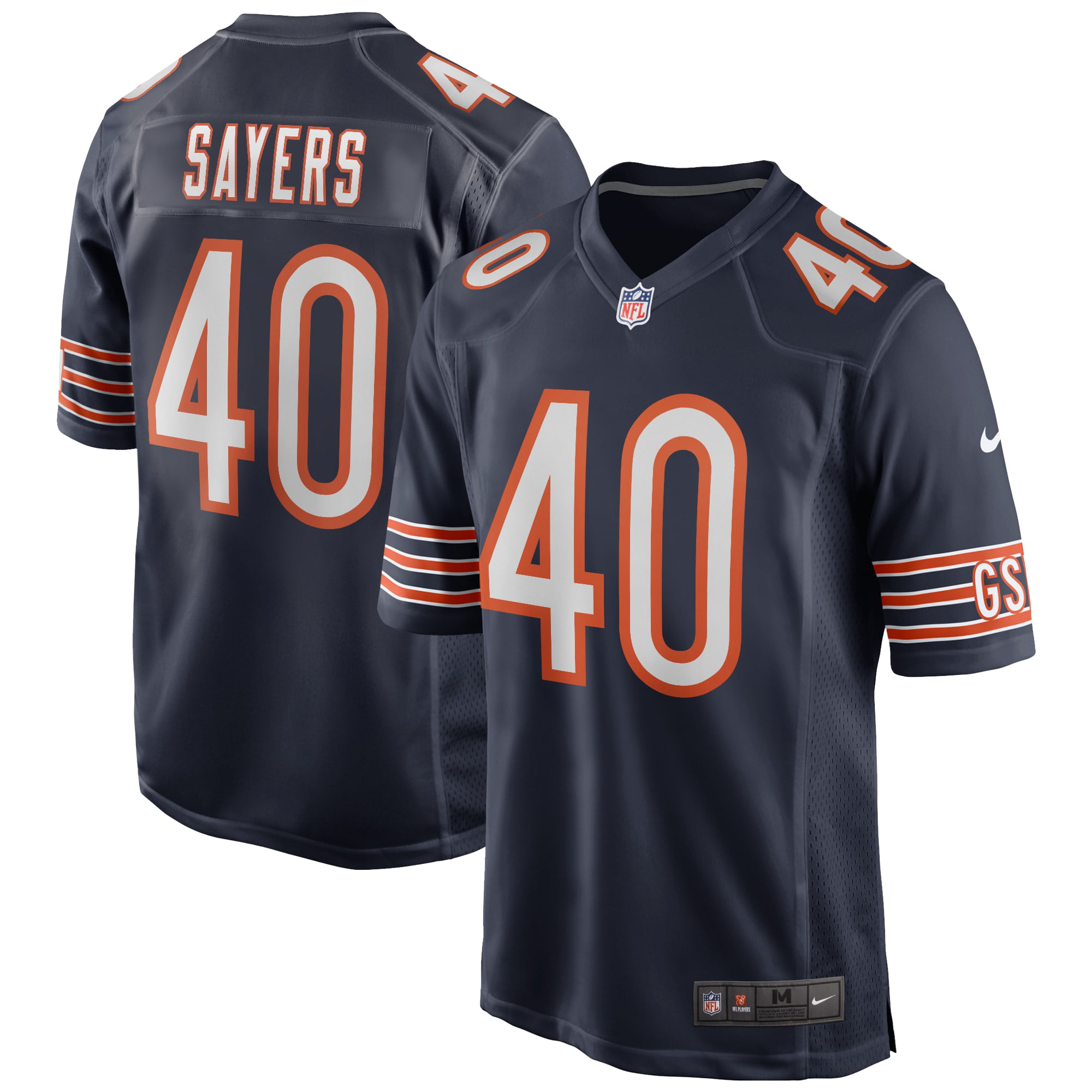 Gale Sayers Chicago Bears Nike Game Retired Player Jersey - Navy - Walmart.com