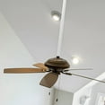 thumbnail image 3 of Raindrops  Fan Extender Rod Ceiling Downrod Extension Kit Bronze White, 3 of 8
