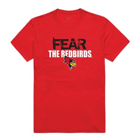 W Republic Apparel 518-124-R58-03 Illinois State University Fear Tee for Men, Red - Large