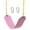 Pink, variant on Celawork Heavy Duty Swing Seat, Outdoor Child EVA Soft Board U-Swing, with Adjustable Metal Chains to 60", Capacity Up to 660lbs/300kg, for Children and Adults