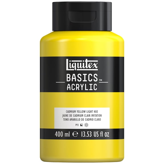 Liquitex BASICS, 400ml, Cadmium Yellow Light Hue