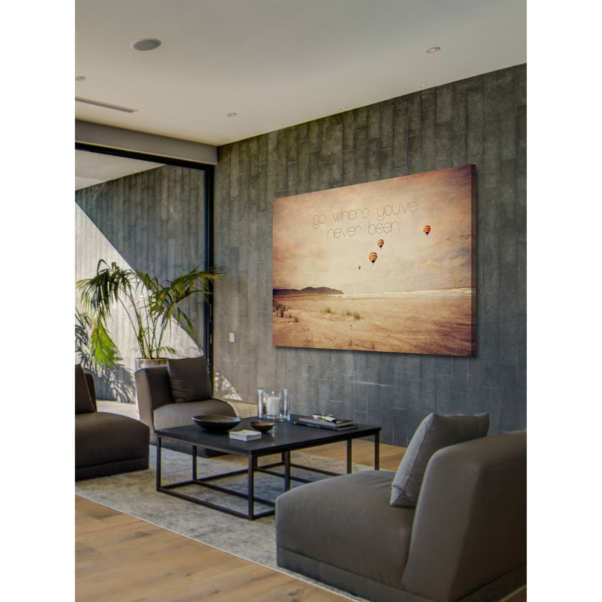 Marmont Hill "Go Where You've Never Been" Sylvia Cook Painting Print on Canvas