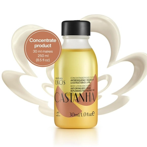 Loción corporal natura Ekos Castanha Concentrado 30 ml Antisequedad