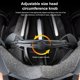 thumbnail image 3 of Casco de bicicleta ajustable Tholdsy IPX5 USB con gafas de montaña negro Blanco, 3 of 6