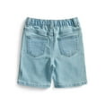 thumbnail image 2 of Wonder Nation Baby and Toddler Boys' Pull On Denim Shorts, Sizes 12M-5T, 2 of 3