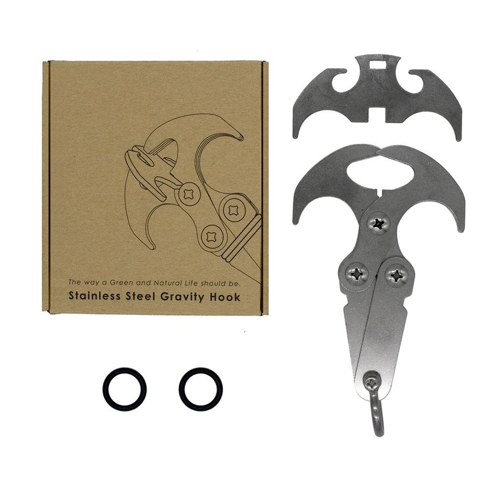 Multi-functional Stainless Steel Gravity Survival Grappling Claw