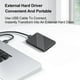thumbnail image 3 of Unidades de estado sólido Disco duro externo Unidad de estado sólido portátil USB 3.0 con transmisión estable de 5 Gbps Disco duro de metal de 2,5 pulgadas para PC portátil Android y Windows, 3 of 8