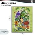 thumbnail image 4 of Stupell Industries Bohemian Terrarium Bug Garden White Framed Giclee Art, 16 x 20, by Kay Widdowson, 4 of 8