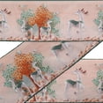 thumbnail image 5 of IBA Indianbeautifulart Blue Tree|Bird & Reindeer Animal Ribbon&nbsp;Trim&nbsp;Tape Fabric Laces For Crafts Printed Velvet&nbsp;Trim&nbsp;9 Yards Sewing Accessories 3 Inches, 5 of 5