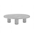 thumbnail image 2 of Nat Round Coffee Table Large In Light Gray Concrete, 2 of 9