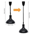 thumbnail image 2 of Food Heat Light Commercial Food Warmer Lamp Food Heating Lighting 250W Hanging, 2 of 12