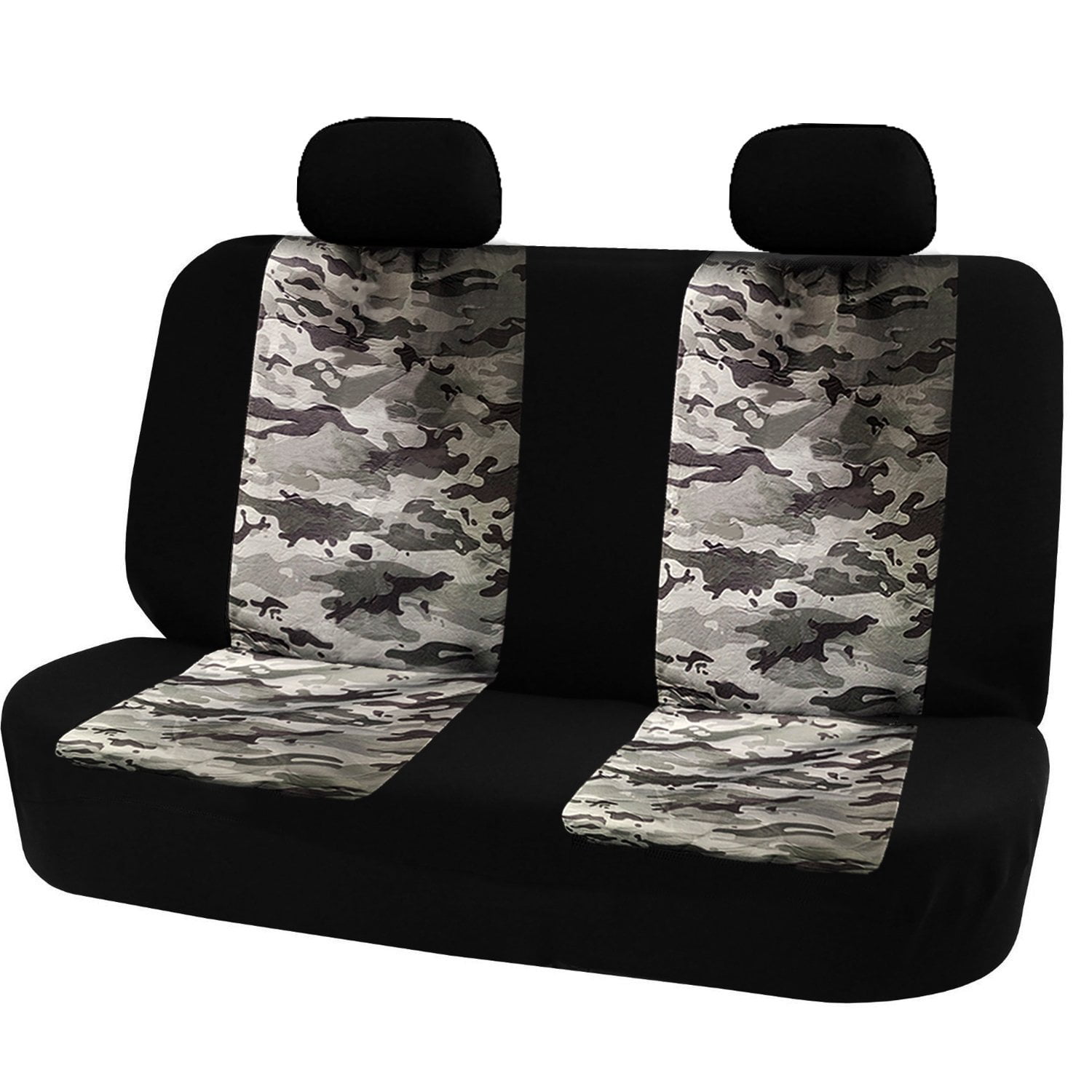 Universal Rear Seat Cover Safety Belts Access With Breathable