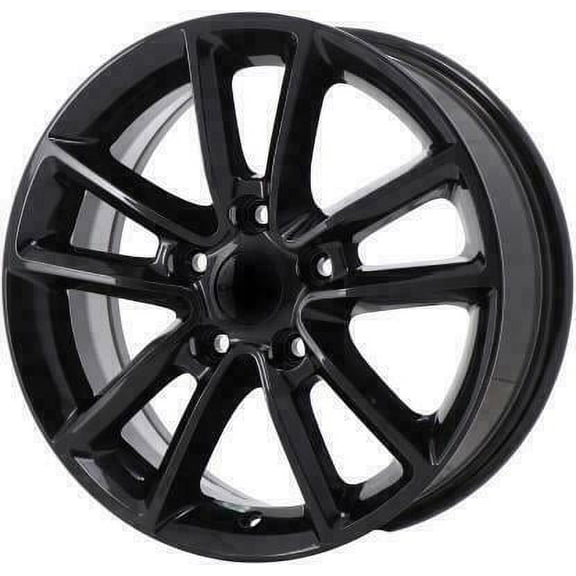 New 17x6.5 Inch Aluminum Wheel Rim Fits 20-21 Dodge Grand Caravan 10 Spoke Black