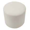 thumbnail image 4 of 7th Haven Inc. WOVENBYRD Round Pouf Ottoman with foam core Wool Casual Boucle, 4 of 5