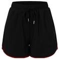 thumbnail image 6 of LEKWK Running Shorts for Women High Waisted Casual Athletic Shorts with Pockets Drawstring Relaxed Fit Workout Bottoms Summer Sporty Gym Outfits, 6 of 8
