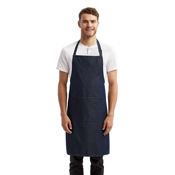 Artisan Collection by Reprime RP154 Unisex 'Colours' Sustainable Pocket Bib Apron