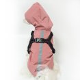 thumbnail image 1 of Pet Raincoat Rain Jacket With Hood Waterproof Breathable Reflective Puppy Clothes For Medium Large Small Dogs, 1 of 8