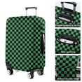 thumbnail image 4 of Green and Black Checkerboard Pattern Luggage Cover Fashion Suitcase Cover Baggage Covers Fit 25-28 Inch Luggage (Go Travel), 4 of 4