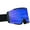 Black frame blue fil, variant on UV Protections Anti Fog Lens Snow Goggles Large Vision Skating Glasses Ski Goggles for Men Women Snow Snowboard Goggles