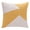 Mustard/Ivory, variant on Ox Bay Ivory/Mustard Stacy Garcia Modern Glam Colorblock Handmade Decorative Indoor Throw Pillow 20" x 20"