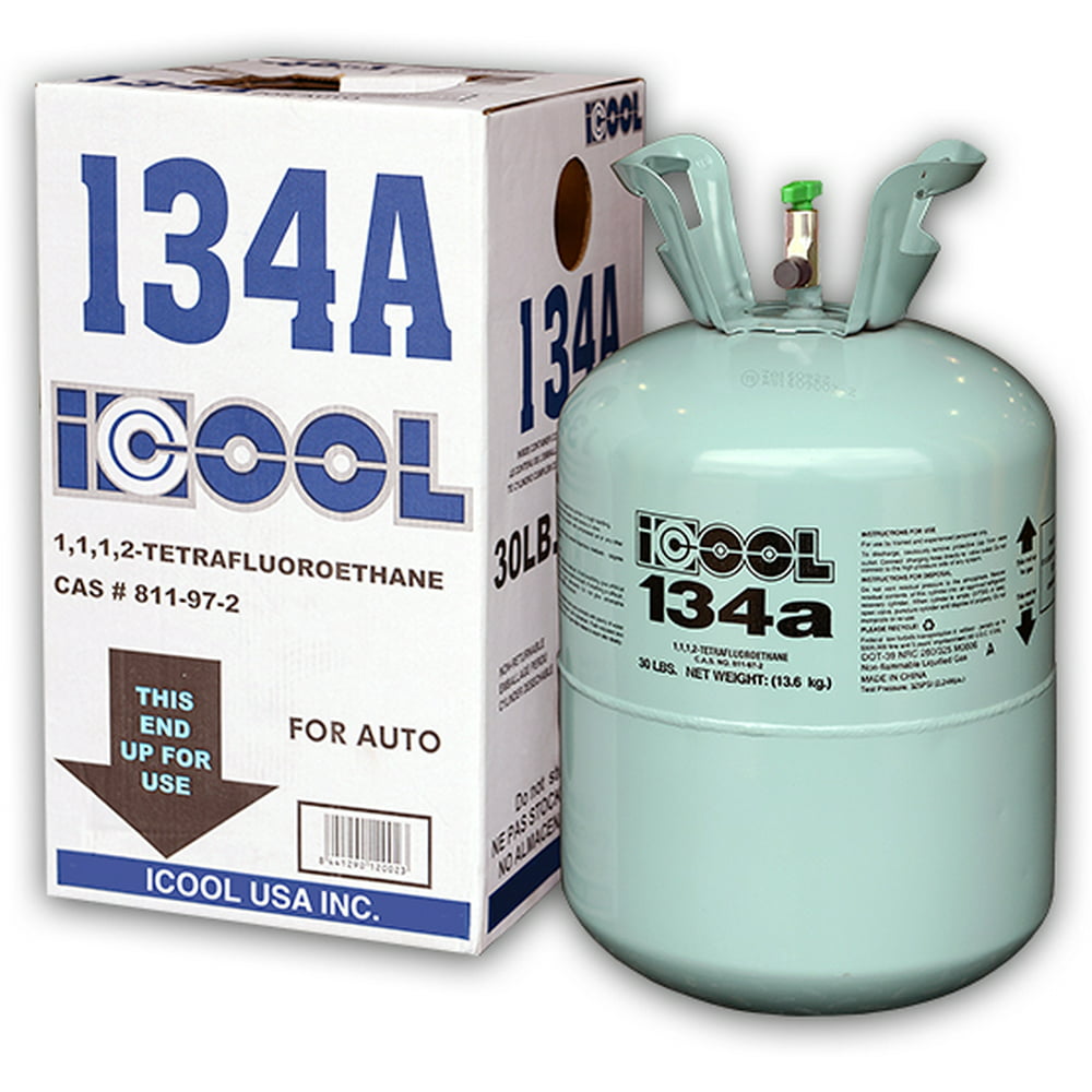 R134A Refrigerant, Full of R-134A, Net 30LB Tank, Suitable for
