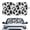 Black Cow Print, variant on XYZCANDO Sloth Car Windshield Sunshades Foldable Window Shade Sun Visor Protector Windshield Block UV Rays Sun Shade Visor Protector Universal Fit for Most Cars,SUV,Sedan