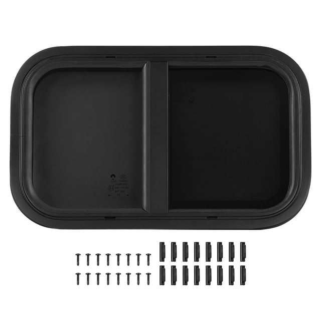 RV Push Pull Window Rounded Corner Waterproof Sealed UV Proof Smooth Polished For Camper Engineering Vehicle