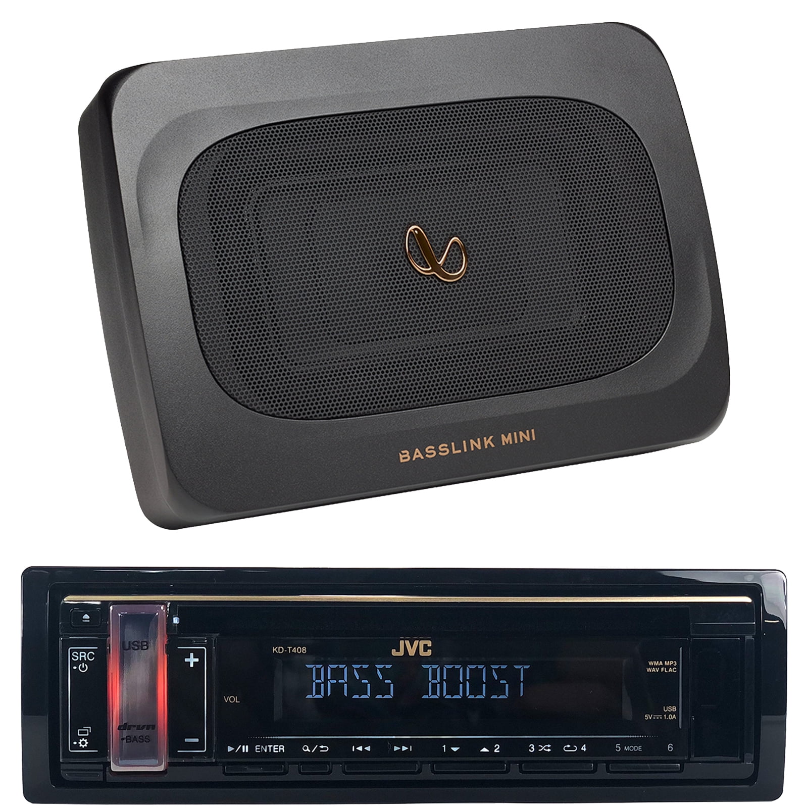 jvc under seat subwoofer