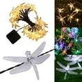thumbnail image 1 of Fiudx Guirnalda de Luces Led Solares con Diseño de Libélula Colorida, Iluminación Exterior Impermeable, Ahorro de Energía, Decoración para Jardín y Patio, 2 Modos de Iluminación, 6,5 M de Longitud, 3, 1 of 5