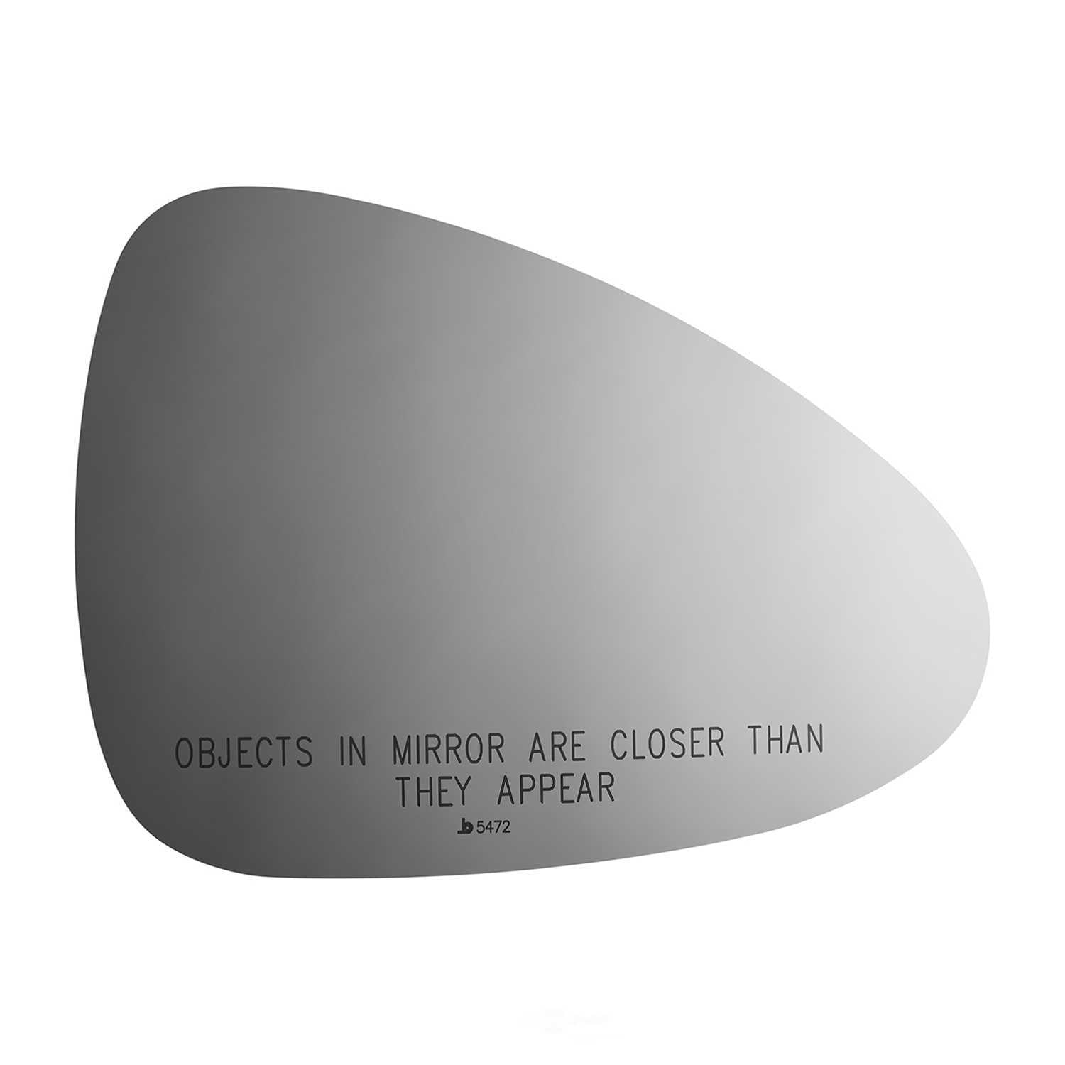 Burco 5472 Passenger Side Convex Replacement Mirror Glass for Porsche Panamera